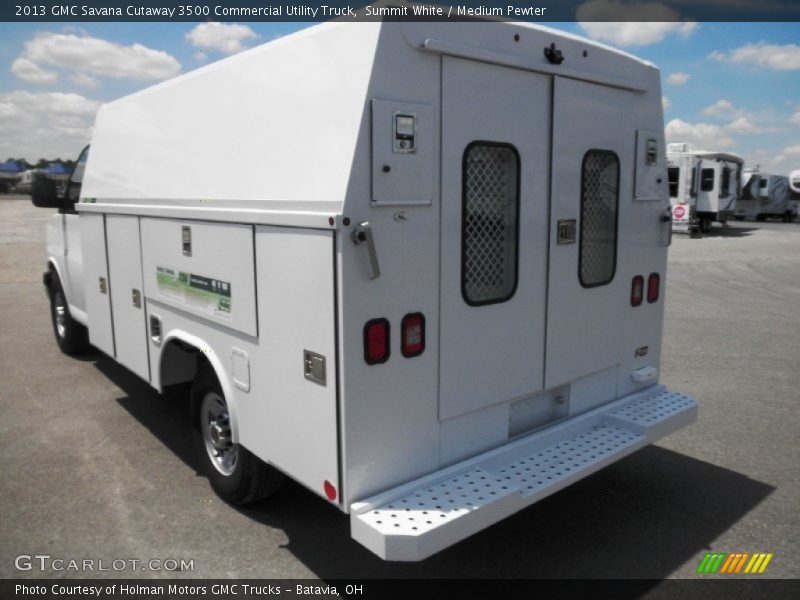 Summit White / Medium Pewter 2013 GMC Savana Cutaway 3500 Commercial Utility Truck