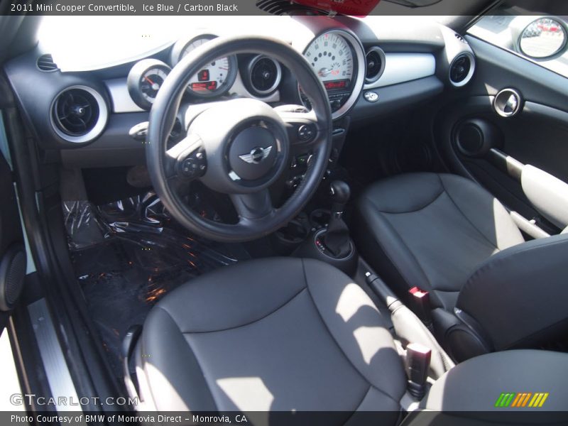 Ice Blue / Carbon Black 2011 Mini Cooper Convertible
