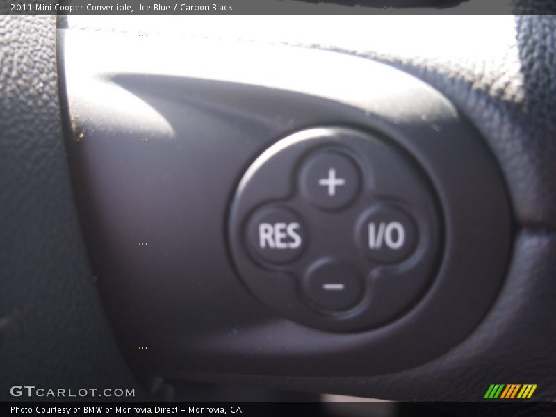 Ice Blue / Carbon Black 2011 Mini Cooper Convertible