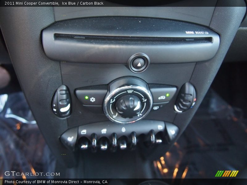 Ice Blue / Carbon Black 2011 Mini Cooper Convertible