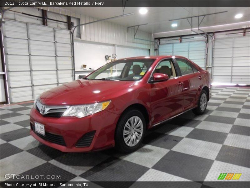 Barcelona Red Metallic / Ivory 2012 Toyota Camry LE