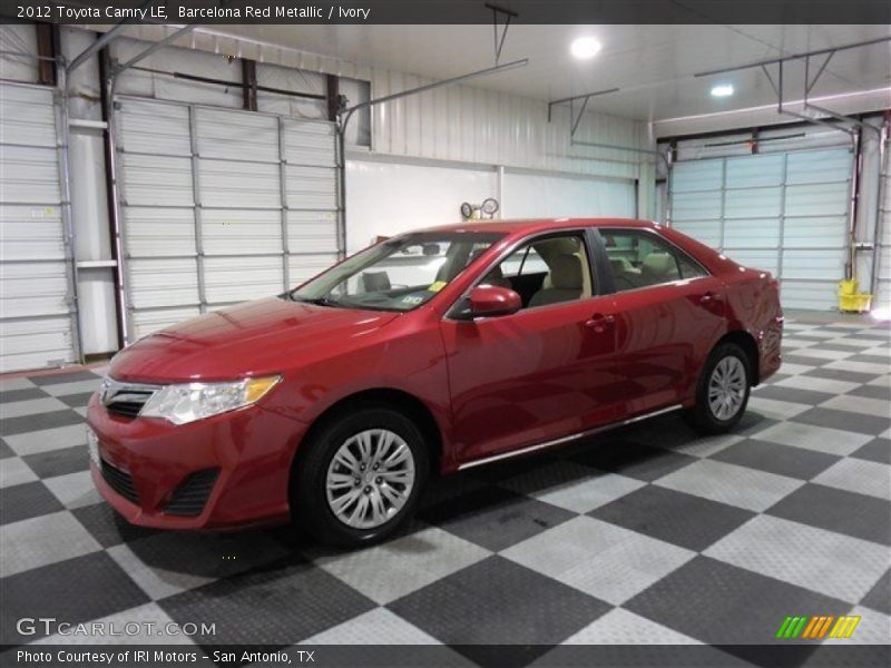 Barcelona Red Metallic / Ivory 2012 Toyota Camry LE