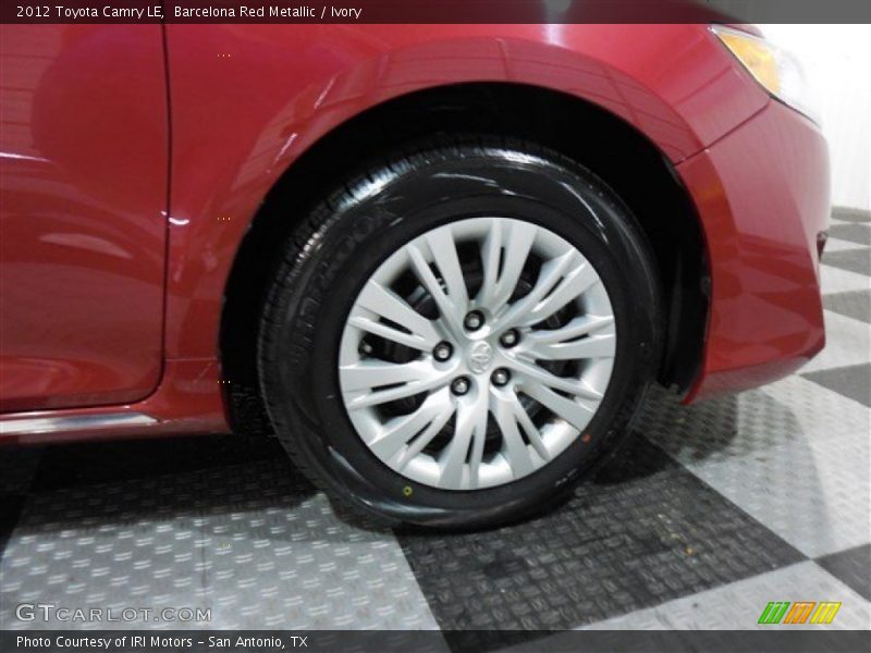 Barcelona Red Metallic / Ivory 2012 Toyota Camry LE