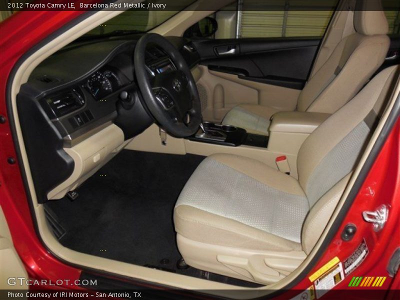 Barcelona Red Metallic / Ivory 2012 Toyota Camry LE