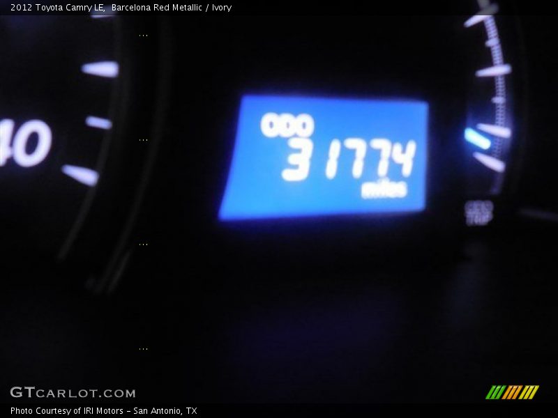 Barcelona Red Metallic / Ivory 2012 Toyota Camry LE