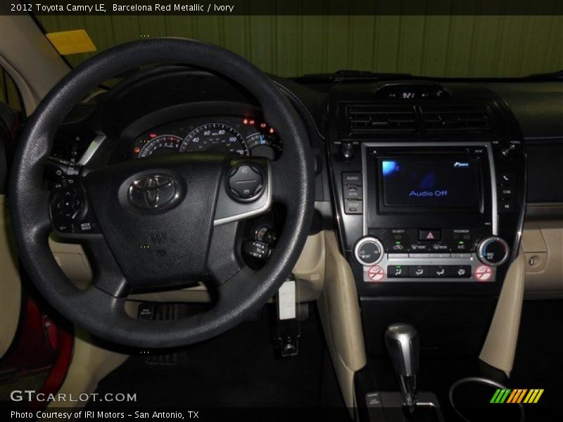 Barcelona Red Metallic / Ivory 2012 Toyota Camry LE