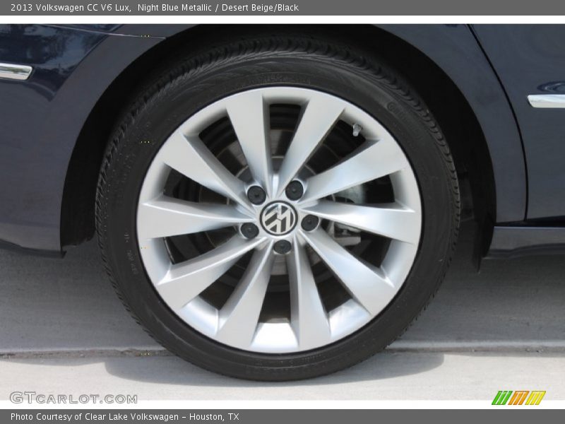 Night Blue Metallic / Desert Beige/Black 2013 Volkswagen CC V6 Lux