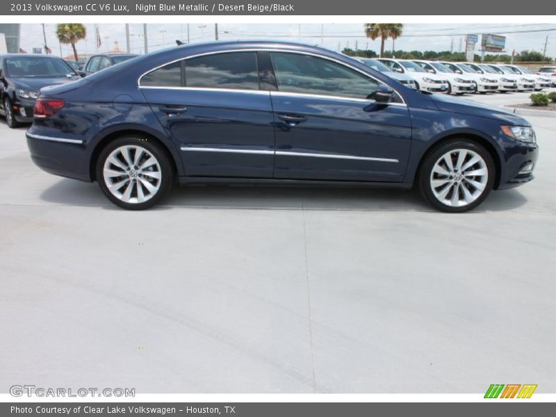 Night Blue Metallic / Desert Beige/Black 2013 Volkswagen CC V6 Lux