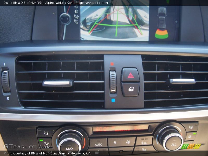 Alpine White / Sand Beige Nevada Leather 2011 BMW X3 xDrive 35i