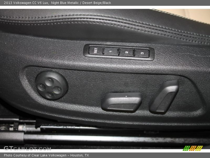 Night Blue Metallic / Desert Beige/Black 2013 Volkswagen CC V6 Lux
