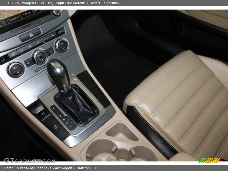Night Blue Metallic / Desert Beige/Black 2013 Volkswagen CC V6 Lux
