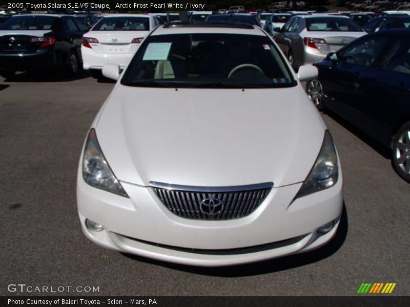 Arctic Frost Pearl White / Ivory 2005 Toyota Solara SLE V6 Coupe