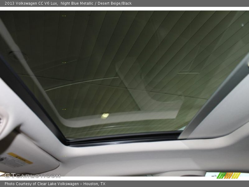 Night Blue Metallic / Desert Beige/Black 2013 Volkswagen CC V6 Lux