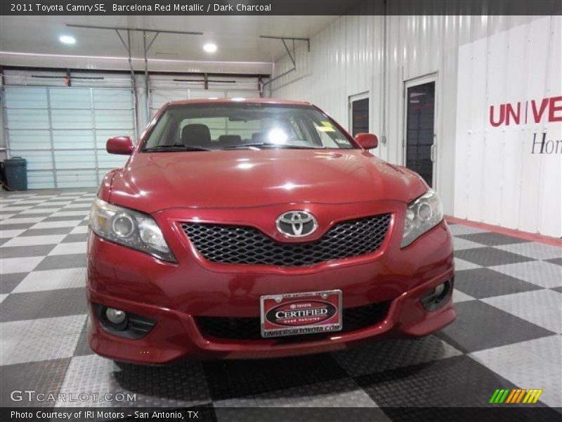 Barcelona Red Metallic / Dark Charcoal 2011 Toyota Camry SE