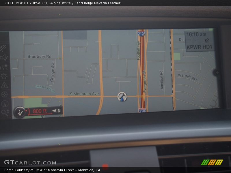 Alpine White / Sand Beige Nevada Leather 2011 BMW X3 xDrive 35i