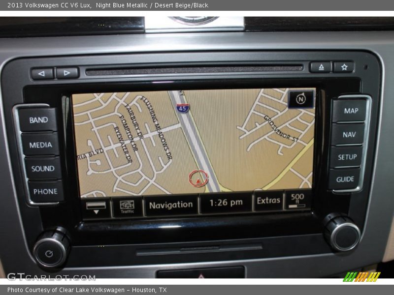 Night Blue Metallic / Desert Beige/Black 2013 Volkswagen CC V6 Lux
