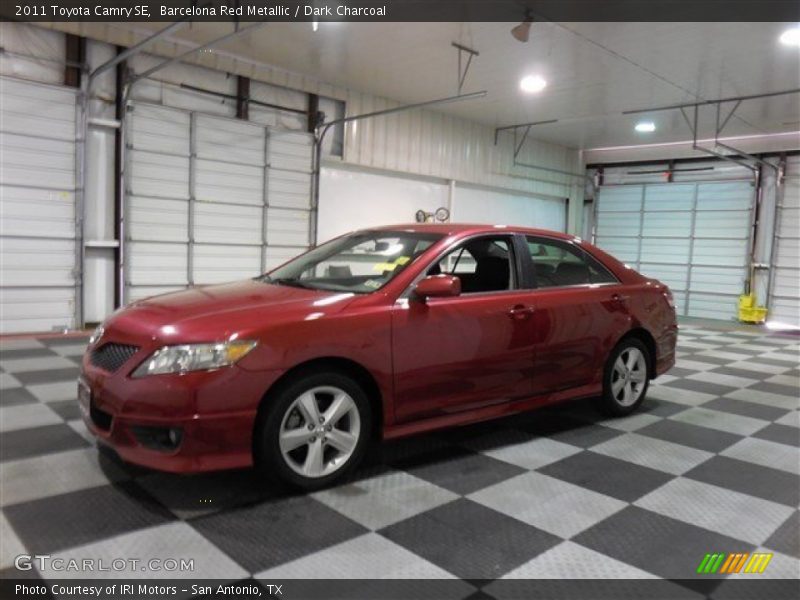 Barcelona Red Metallic / Dark Charcoal 2011 Toyota Camry SE