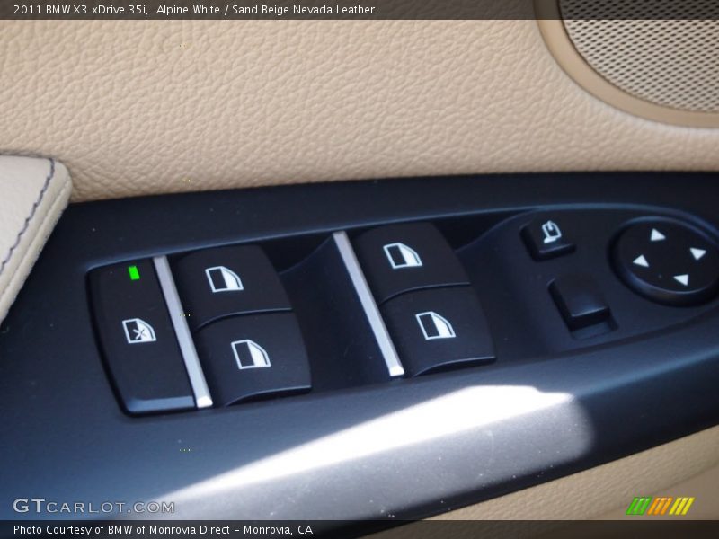 Alpine White / Sand Beige Nevada Leather 2011 BMW X3 xDrive 35i