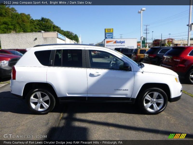 Bright White / Dark Slate Gray 2012 Jeep Compass Sport 4x4