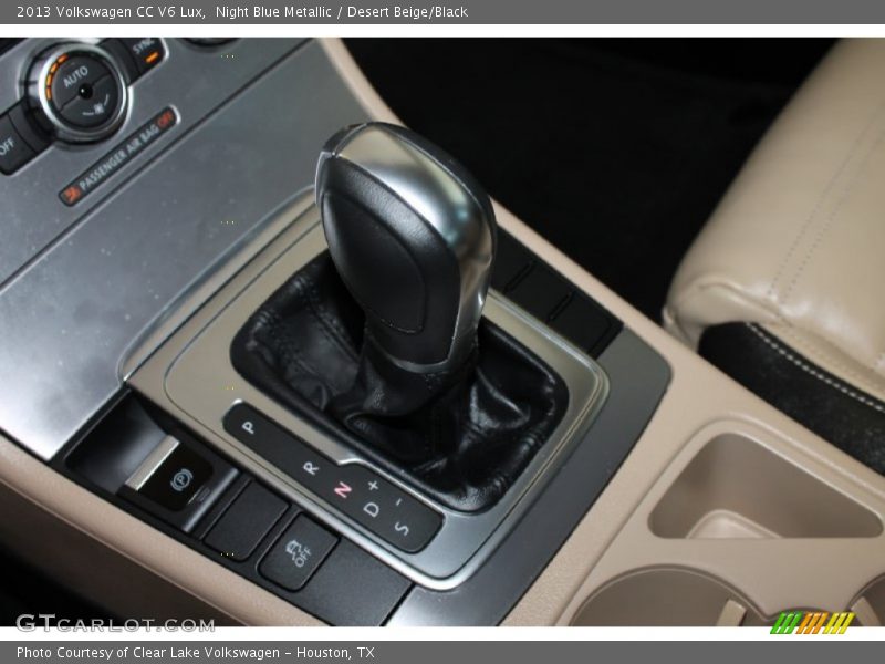 Night Blue Metallic / Desert Beige/Black 2013 Volkswagen CC V6 Lux