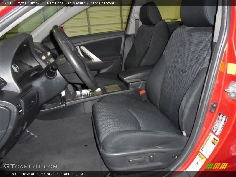Barcelona Red Metallic / Dark Charcoal 2011 Toyota Camry SE