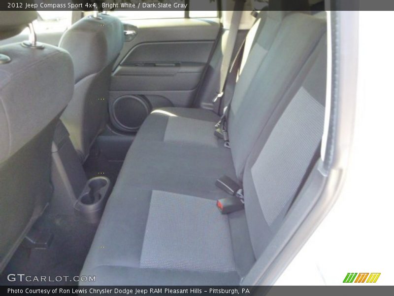 Bright White / Dark Slate Gray 2012 Jeep Compass Sport 4x4
