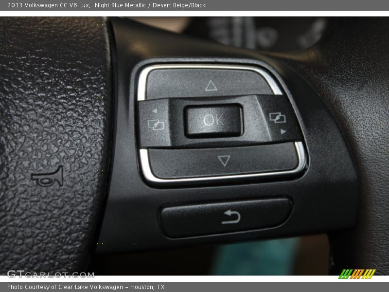 Night Blue Metallic / Desert Beige/Black 2013 Volkswagen CC V6 Lux