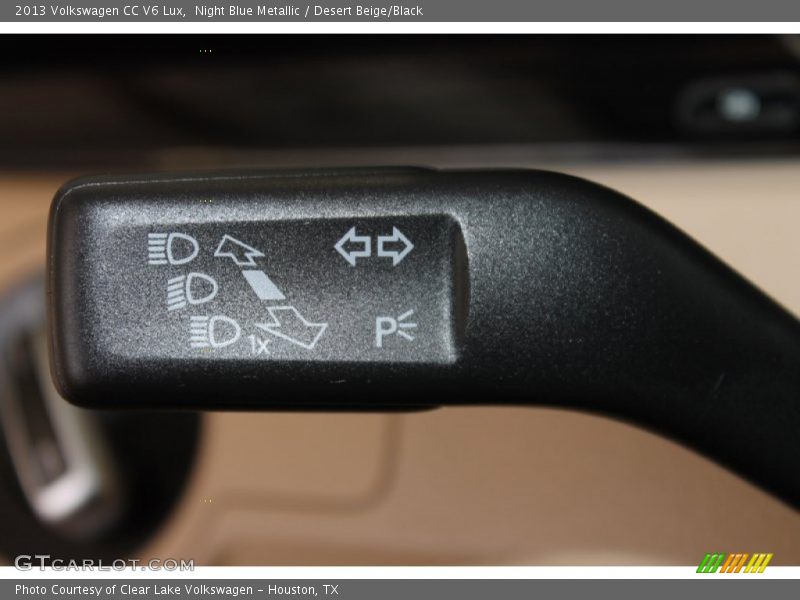 Night Blue Metallic / Desert Beige/Black 2013 Volkswagen CC V6 Lux