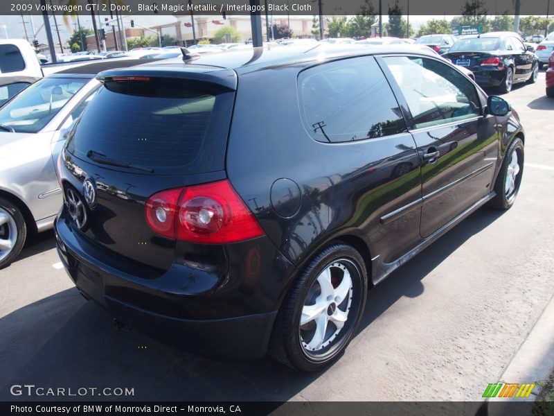 Black Magic Metallic / Interlagos Black Cloth 2009 Volkswagen GTI 2 Door