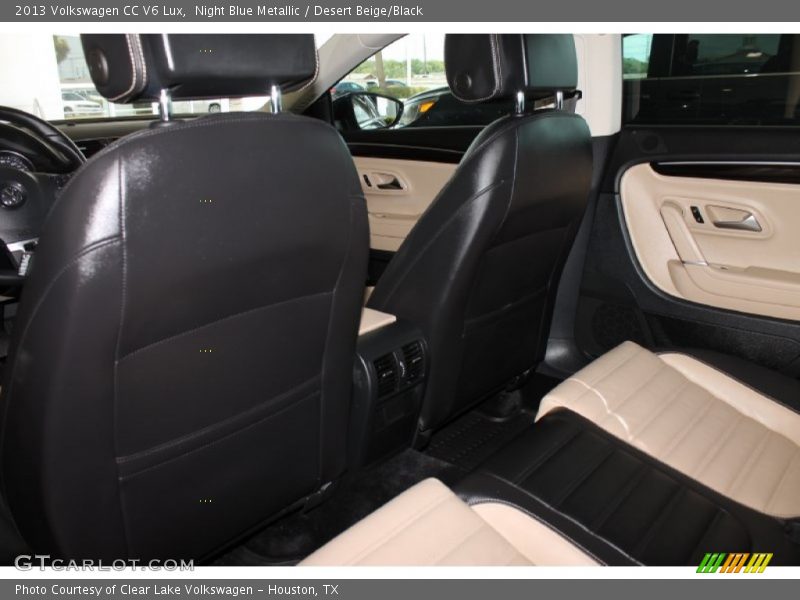 Night Blue Metallic / Desert Beige/Black 2013 Volkswagen CC V6 Lux