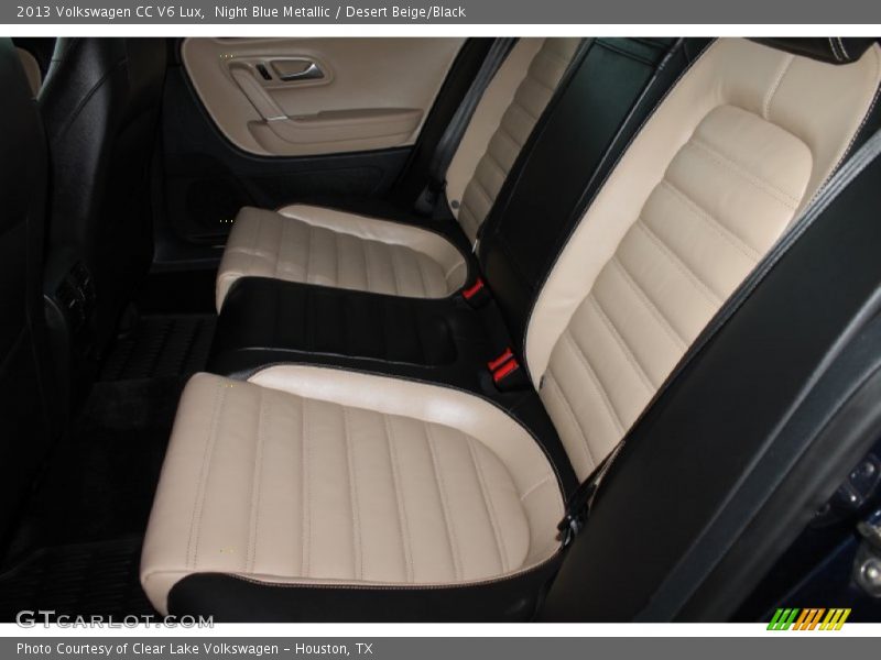 Night Blue Metallic / Desert Beige/Black 2013 Volkswagen CC V6 Lux
