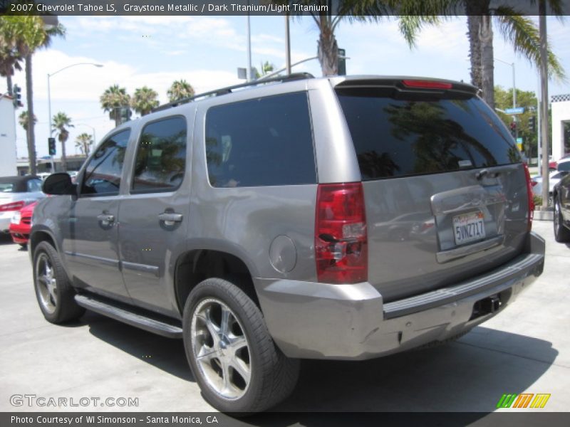Graystone Metallic / Dark Titanium/Light Titanium 2007 Chevrolet Tahoe LS