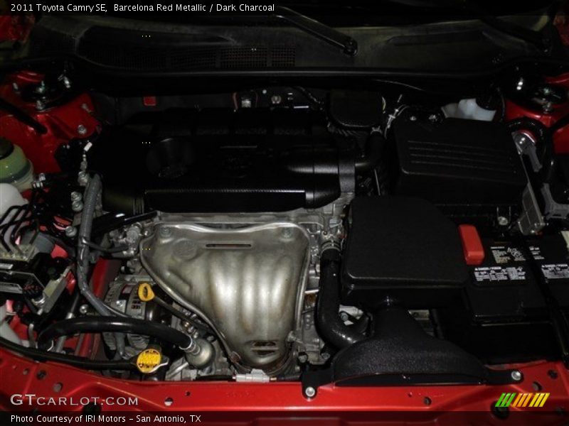Barcelona Red Metallic / Dark Charcoal 2011 Toyota Camry SE