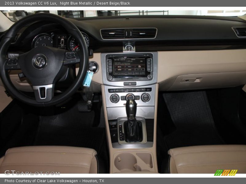 Night Blue Metallic / Desert Beige/Black 2013 Volkswagen CC V6 Lux