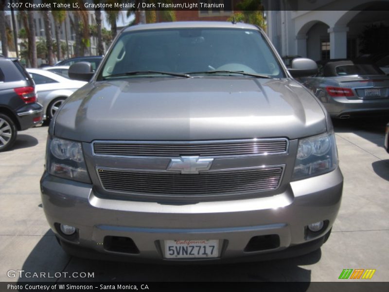 Graystone Metallic / Dark Titanium/Light Titanium 2007 Chevrolet Tahoe LS