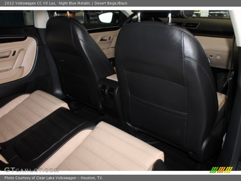 Night Blue Metallic / Desert Beige/Black 2013 Volkswagen CC V6 Lux