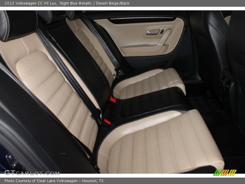 Night Blue Metallic / Desert Beige/Black 2013 Volkswagen CC V6 Lux