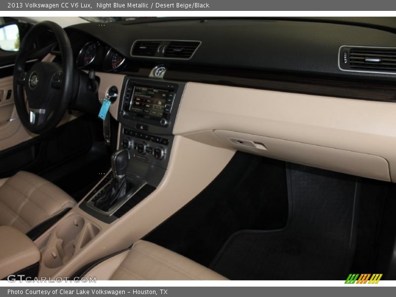 Night Blue Metallic / Desert Beige/Black 2013 Volkswagen CC V6 Lux