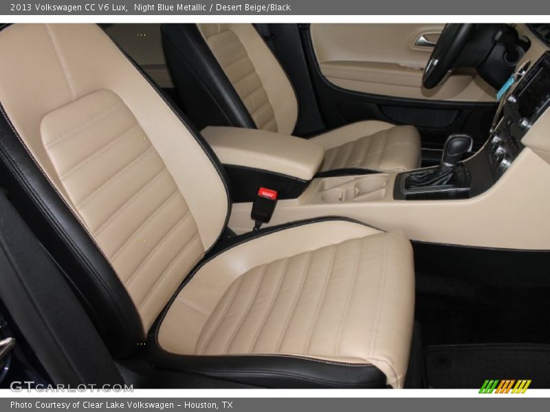 Night Blue Metallic / Desert Beige/Black 2013 Volkswagen CC V6 Lux