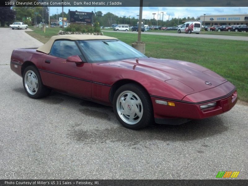 Front 3/4 View of 1989 Corvette Convertible