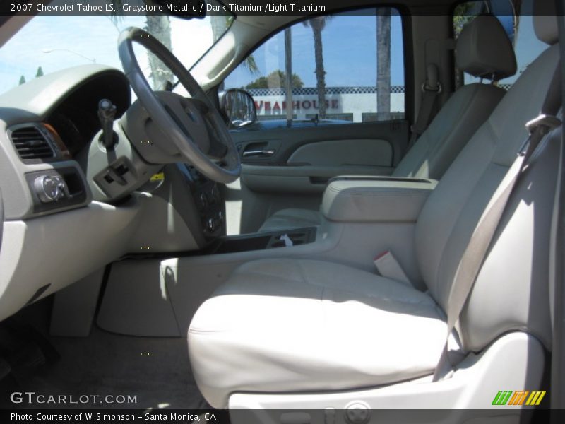 Graystone Metallic / Dark Titanium/Light Titanium 2007 Chevrolet Tahoe LS