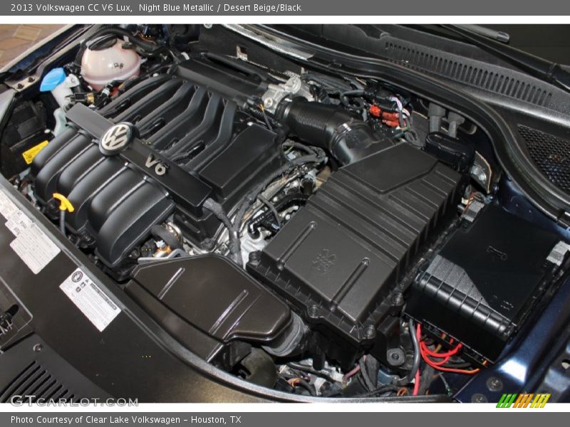 Night Blue Metallic / Desert Beige/Black 2013 Volkswagen CC V6 Lux