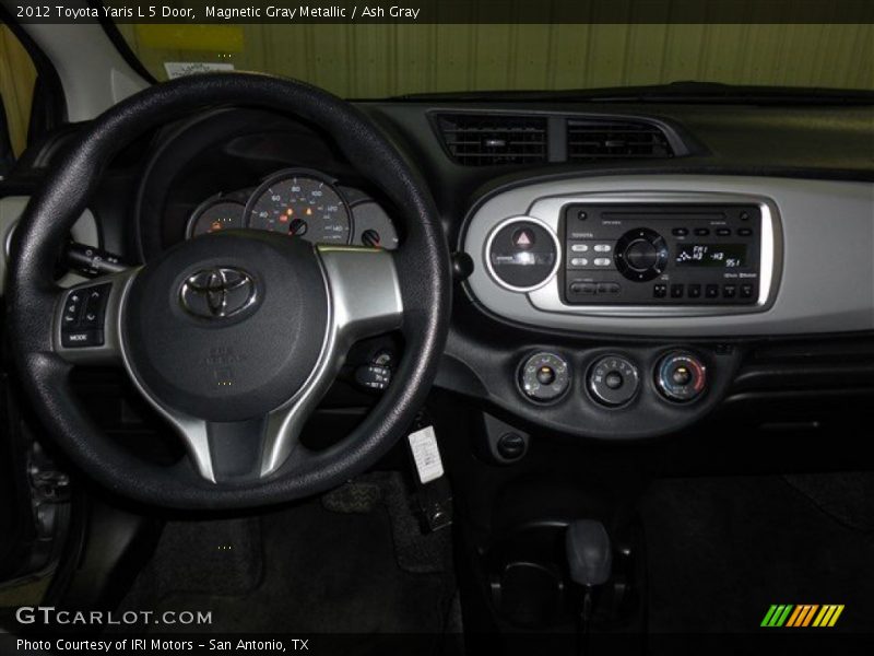 Magnetic Gray Metallic / Ash Gray 2012 Toyota Yaris L 5 Door