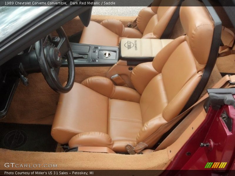 Front Seat of 1989 Corvette Convertible