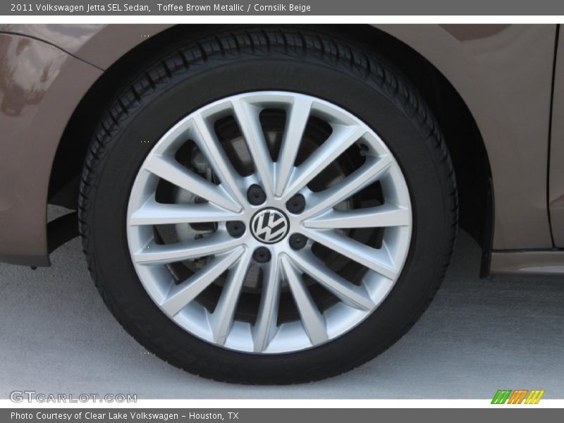 Toffee Brown Metallic / Cornsilk Beige 2011 Volkswagen Jetta SEL Sedan