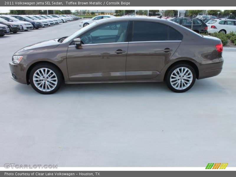 Toffee Brown Metallic / Cornsilk Beige 2011 Volkswagen Jetta SEL Sedan