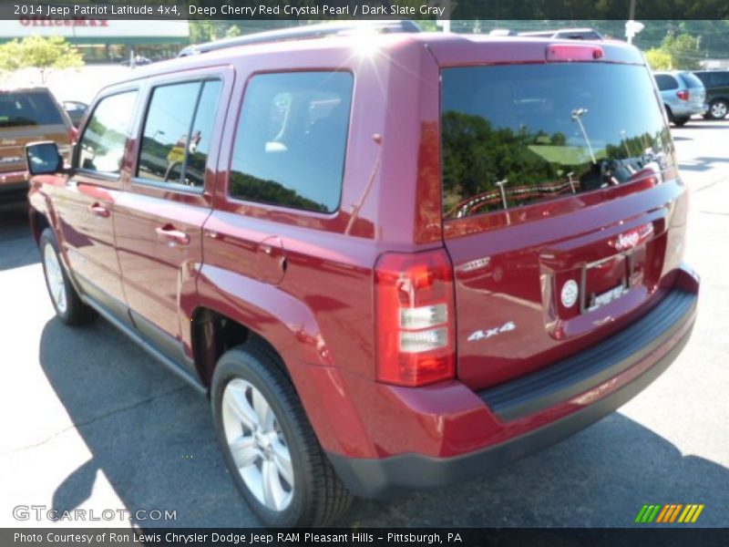 Deep Cherry Red Crystal Pearl / Dark Slate Gray 2014 Jeep Patriot Latitude 4x4