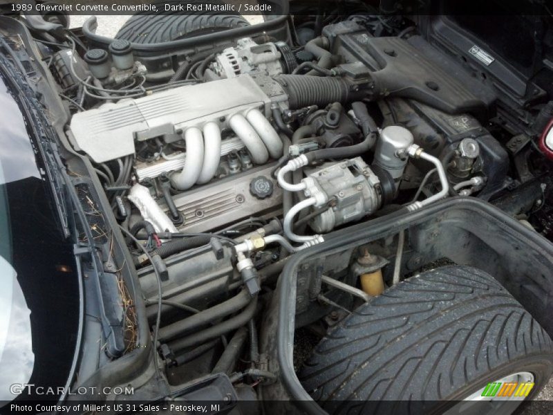  1989 Corvette Convertible Engine - 5.7 Liter OHV 16-Valve L98 V8