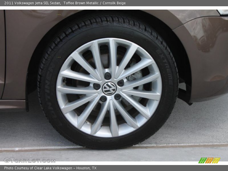 Toffee Brown Metallic / Cornsilk Beige 2011 Volkswagen Jetta SEL Sedan