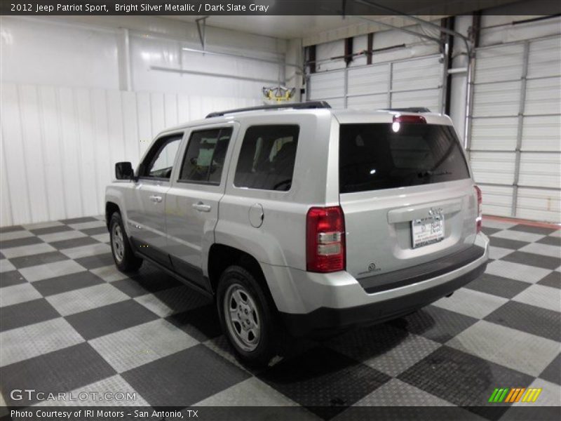 Bright Silver Metallic / Dark Slate Gray 2012 Jeep Patriot Sport